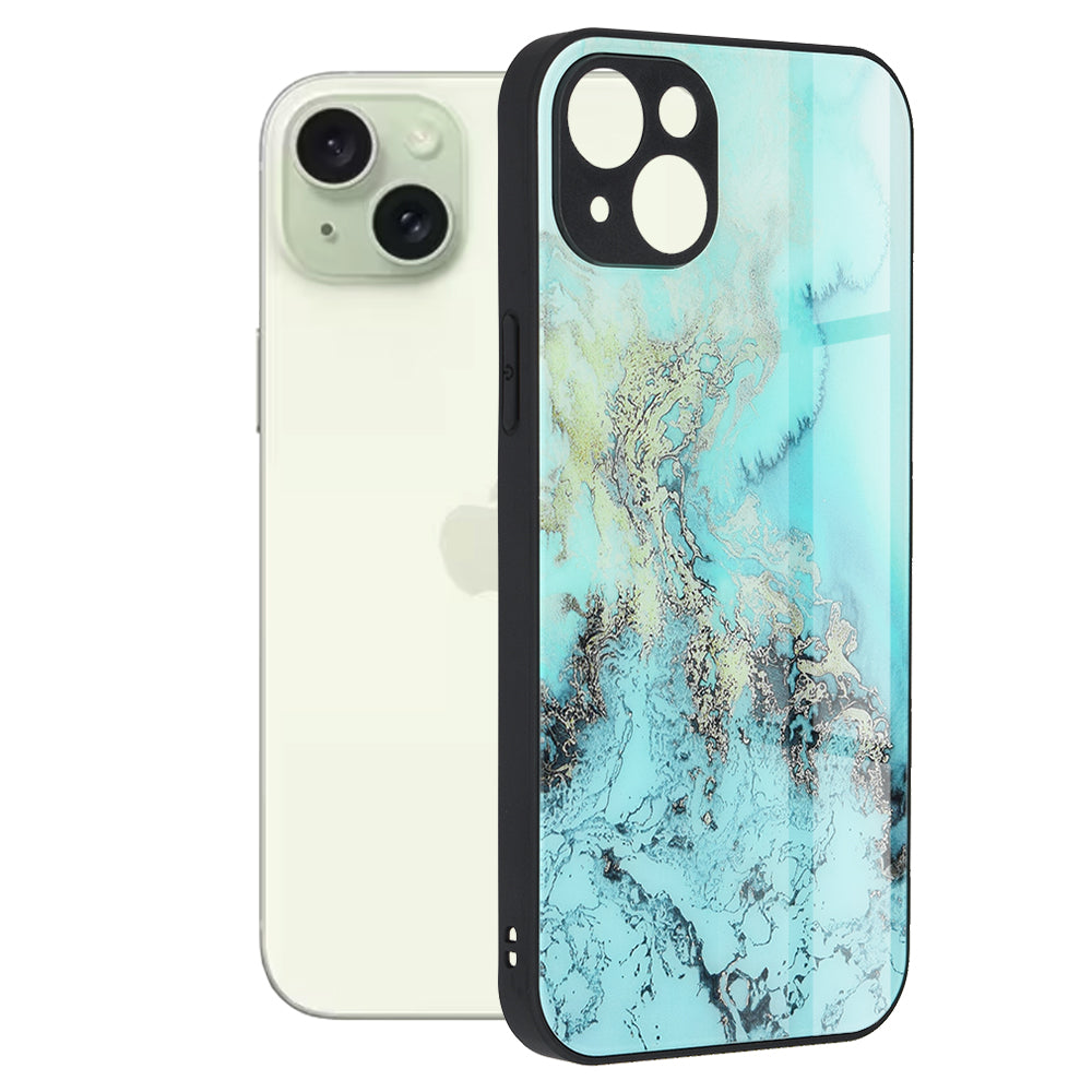 Techsuit - Glaze Series - iPhone 15 Plus - Blue Ocean