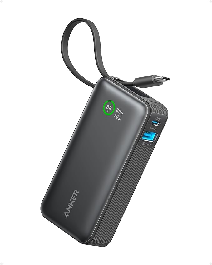 Anker - Power Bank Nano - Type-C, 10000mAh, 30W - Black