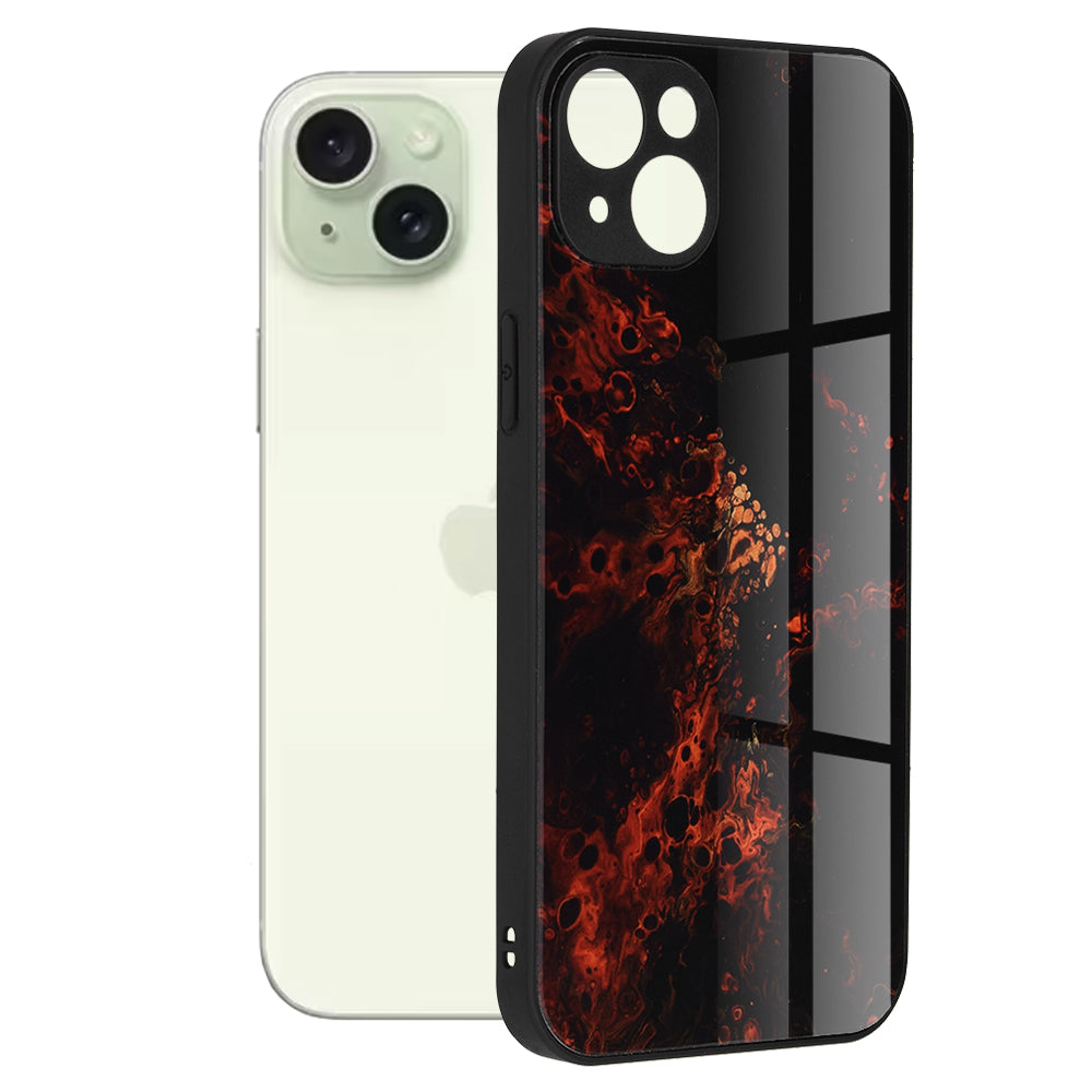 Techsuit - Glaze Series - iPhone 15 Plus - Red Nebula