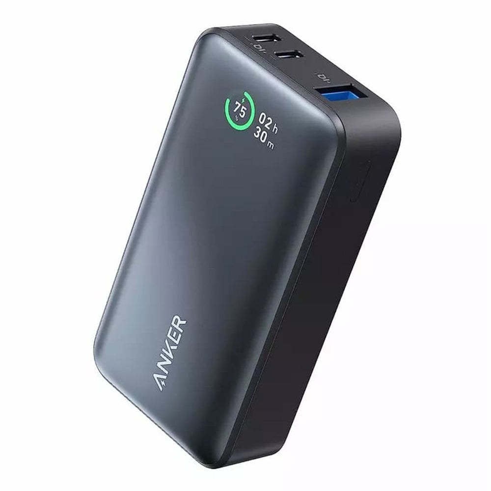 Anker - Power Bank PowerCore 533 - 2x Type-C, USB, 30W, Digital Display, 10000mAh - Black